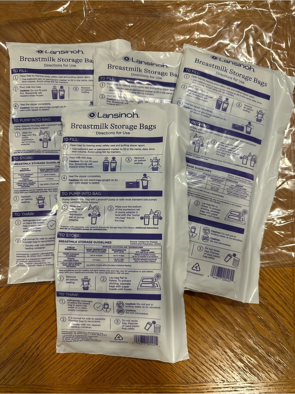 Lansinoh breast milk storage bags